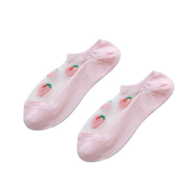 Women Summer Girls Fruit Breathable Ultrathin Thin Section Transparent Lace Elastic Short Socks
Women Summer Girls Fruit Breathable Ultrathin Thin Section Transparent Lace Elastic Short Socks