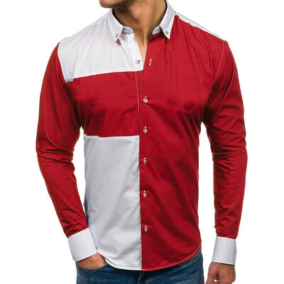 Toponeto Fashion Mens Long Sleeve Patchwork Button Large Size Casual Top Blouse Shirts
Toponeto Fashion Mens Long Sleeve Patchwork Button Large Size Casual Top Blouse Shirts