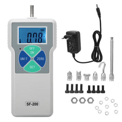 Greensen SF-200 Portable Push&Pull Tester Meter Digital Force Gauge 200N 100-240V EU Plug
Greensen SF-200 Portable Push&Pull Tester Meter Digital Force Gauge 200N 100-240V EU Plug