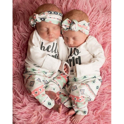 3Pcs Casual Newborn Baby Girl Boy Infant Outfit Set Romper T-shirtPantsHeadband Clothes
3Pcs Casual Newborn Baby Girl Boy Infant Outfit Set Romper T-shirtPantsHeadband Clothes