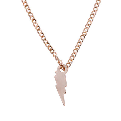 New Golden Plated Strength Power Lightning Alloy Clavicular Bones Pendant Short Chocker Necklace
New Golden Plated Strength Power Lightning Alloy Clavicular Bones Pendant Short Chocker Necklace