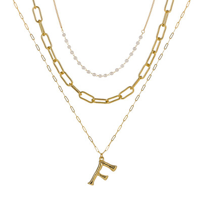 Tiny Pearl A-Z Fashion Personalized Letter Alphabet Pendant Necklace Gold Color Chain Initial Bib Charms For Women Jewelry 
Tiny Pearl A-Z Fashion Personalized Letter Alphabet Pendant Necklace Gold Color Chain Initial Bib Charms For Women Jewelry