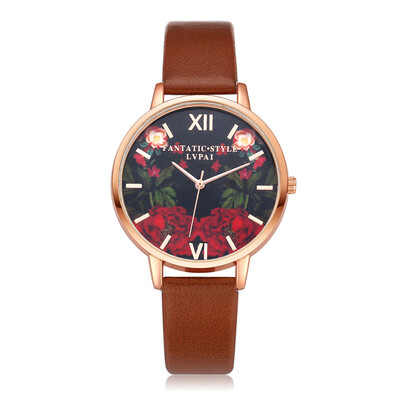 Lvpai Brand New Rose Gold Roman Numerals Women Watches Brand Luxury Round Fashion Popular Wristwatch Female Quartz Watch 233
Lvpai Brand New Rose Gold Roman Numerals Women Watches Brand Luxury Round Fashion Popular Wristwatch Female Quartz Watch 233