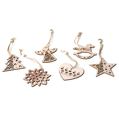 6Pcs Christmas Snowflakes Wooden Pendants Ornaments for Xmas Tree Ornament Christmas Kids Gifts Party Decor
6Pcs Christmas Snowflakes Wooden Pendants Ornaments for Xmas Tree Ornament Christmas Kids Gifts Party Decor