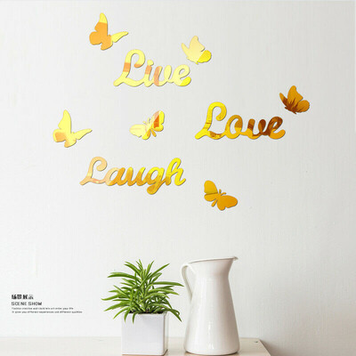 3D Mirrors Butterfly Wall Stickers Removable Butterfly Wall Sticker Mural Decal DIY Wall Art Home Living Room Decor
3D Mirrors Butterfly Wall Stickers Removable Butterfly Wall Sticker Mural Decal DIY Wall Art Home Living Room Decor