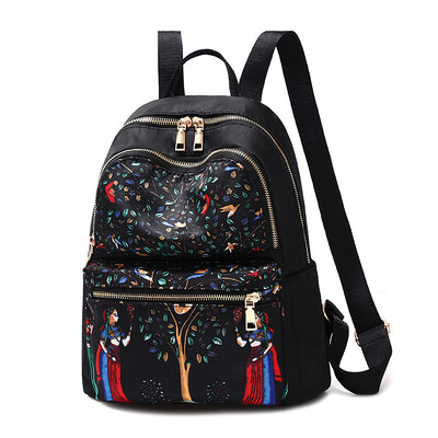 Travel backpack female fashion tide fashion wild bag Oxford cloth canvas small backpack female bag
Travel backpack female fashion tide fashion wild bag Oxford cloth canvas small backpack female bag