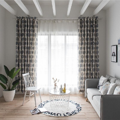 Fashionable Simple Circles Pattern Curtain Living Room Bedroom Balcony Kitchen Hotel Window Decorative Curtain
Fashionable Simple Circles Pattern Curtain Living Room Bedroom Balcony Kitchen Hotel Window Decorative Curtain