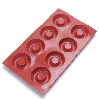 1 Pcs 8 Cavity Donut Doughnut Baking Mold Cake Chocolate Candy Soap Silicone Mould Cake Fondant Decorating Tools
1 Pcs 8 Cavity Donut Doughnut Baking Mold Cake Chocolate Candy Soap Silicone Mould Cake Fondant Decorating Tools