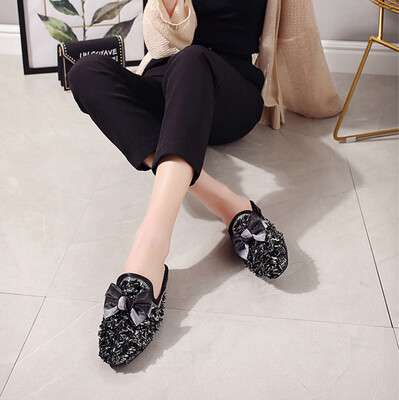 Rose Slippers Womens Spring Low Heel Half Slippers Womens Shoes Lazy Shoes 
Rose Slippers Womens Spring Low Heel Half Slippers Womens Shoes Lazy Shoes