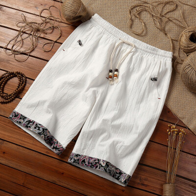 Tailored Mens Fashion Summer Casual Print Pocket Drawstring Cotton Linen Short Pants
Tailored Mens Fashion Summer Casual Print Pocket Drawstring Cotton Linen Short Pants