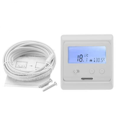 Greensen Digital LCD White Backlight Floor Heating Thermostat Not Programmable Temperature Controller
Greensen Digital LCD White Backlight Floor Heating Thermostat Not Programmable Temperature Controller