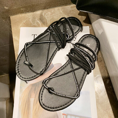 Roman sandals womens summer straps strap by the sea for the sea-side fairy wind flat-bottomed stylish casual beach shoes inthe ti
Roman sandals womens summer straps strap by the sea for the sea-side fairy wind flat-bottomed stylish casual beach shoes inthe ti