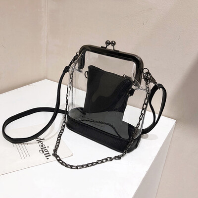Tailored 2Pcs Fashion Women Clear Crossbody Bags Leather Handle Bag Waterproof Beach Bags
Tailored 2Pcs Fashion Women Clear Crossbody Bags Leather Handle Bag Waterproof Beach Bags