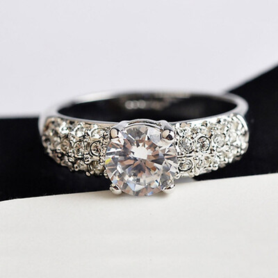 White Gold Plated Eight Heart Eight Arrows Wedding Decoration Couples Get Married Diamond Ring Fashion Is Zircon Ring
White Gold Plated Eight Heart Eight Arrows Wedding Decoration Couples Get Married Diamond Ring Fashion Is Zircon Ring