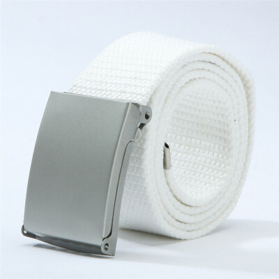 2019 New Fashion Men Women General belts Canvas Unisex Candy Color belt Solid Buckle Military belts For Jeans Cowboy Pants 110cm
2019 New Fashion Men Women General belts Canvas Unisex Candy Color belt Solid Buckle Military belts For Jeans Cowboy Pants 110cm