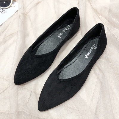 Shoe Woman Summer Korean version shallow flat-bottomed ladle shoes Chic fairy pointed beans shoes single shoes
Shoe Woman Summer Korean version shallow flat-bottomed ladle shoes Chic fairy pointed beans shoes single shoes