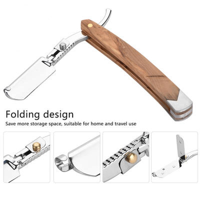 Greensen Retro Wood Handle 10pcs Blade Head Shaving Razor Folding Shaver Male Face Cleansing Care Tool
Greensen Retro Wood Handle 10pcs Blade Head Shaving Razor Folding Shaver Male Face Cleansing Care Tool