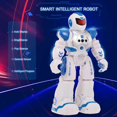 Smart Intelligent Robot Educational RC Toy Programmable Gesture Sensor Music Dance for Kids Gift
Smart Intelligent Robot Educational RC Toy Programmable Gesture Sensor Music Dance for Kids Gift