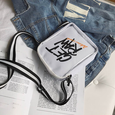 Tailored Women Canvas Casual Messenger Bag Female Wild Letter Shoulder Small Square Bag
Tailored Women Canvas Casual Messenger Bag Female Wild Letter Shoulder Small Square Bag