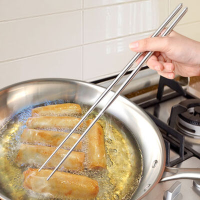 New 1 Pair of Stainless Steel Extra Long Hot Pot Chopsticks Cooking Frying Noodle Chopsticks
New 1 Pair of Stainless Steel Extra Long Hot Pot Chopsticks Cooking Frying Noodle Chopsticks