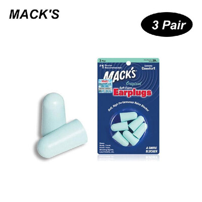 MACKS 3 Pair Anti-noise Foam Earplugs Washable Professional Soundproof Ear Plugs for Sleeping Working Travelling Hearing Protecti
MACKS 3 Pair Anti-noise Foam Earplugs Washable Professional Soundproof Ear Plugs for Sleeping Working Travelling Hearing Protecti