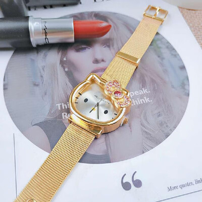 Hello kitty kt cat head kitty cat diamond child cartoon steel belt watch cute girl cartoon watch Rose
Hello kitty kt cat head kitty cat diamond child cartoon steel belt watch cute girl cartoon watch Rose