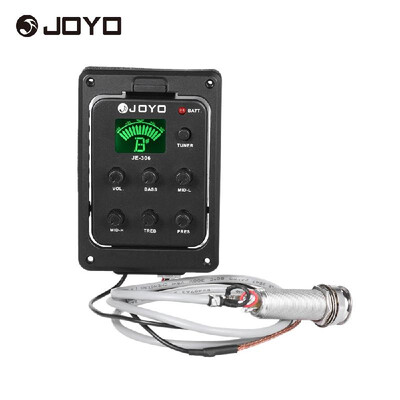 JOYO JE-306 5-Band EQ Equalizer Acoustic Guitar Piezo Pickup Preamp Tuner System with LCD Display
JOYO JE-306 5-Band EQ Equalizer Acoustic Guitar Piezo Pickup Preamp Tuner System with LCD Display