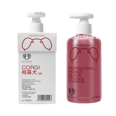 Corgi dog shower gel