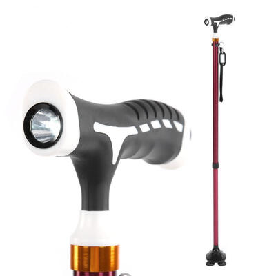 Greensen Height Adjustable Aluminum Alloy Folding Cane with T Handle Led Light 4-pronged Pivot Base
Greensen Height Adjustable Aluminum Alloy Folding Cane with T Handle Led Light 4-pronged Pivot Base