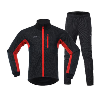 Men Winter Cycling Clothing Set Long Sleeve Windproof Bicycle Jersey with Pants Outdoor Cycling Running Sports Jacket Activewear
Men Winter Cycling Clothing Set Long Sleeve Windproof Bicycle Jersey with Pants Outdoor Cycling Running Sports Jacket Activewear