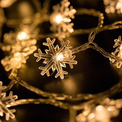 Jingtang Christmas decorations Christmas tree small lights holiday decoration lights led lights flashing lights string lights stars stars snow lights string 45 meters 20 snowflakes
Jingtang Christmas decorations Christmas tree small lights holiday decoration lights led lights flashing lights string lights stars stars snow lights string 45 meters 20 snowflakes