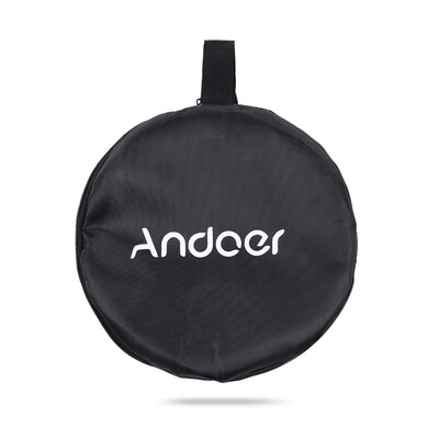 Andoer 24" 60cm Disc 5 in 1 Gold Silver White Black Translucent Multi Portable Collapsible Photography Studio Photo Light Re
Andoer 24" 60cm Disc 5 in 1 Gold Silver White Black Translucent Multi Portable Collapsible Photography Studio Photo Light Re
