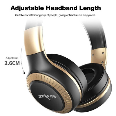ZEALOT B20 Bluetooth Headphone Wireless Stereo Earphone Foldable Over Ear Headset 35mm AUX In Hands-free w Microphone
ZEALOT B20 Bluetooth Headphone Wireless Stereo Earphone Foldable Over Ear Headset 35mm AUX In Hands-free w Microphone