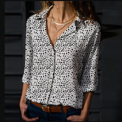 Starmoon Fashion Women Lapel Leopard Print Button Long Sleeves Tops Loose Blouse Shirt
Starmoon Fashion Women Lapel Leopard Print Button Long Sleeves Tops Loose Blouse Shirt