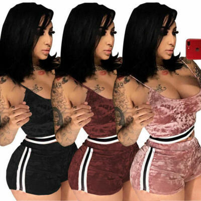 Women Summer 2Piece Set Bandeau Crop Top Shorts Bodycon Outfit Club Jumpsuit US
Women Summer 2Piece Set Bandeau Crop Top Shorts Bodycon Outfit Club Jumpsuit US