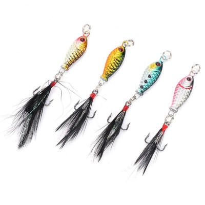 Greensen 4pcs Mini-size Fish Shape Fishing Hard Lure Bait with Hooks Fishing Tackle Tools
Greensen 4pcs Mini-size Fish Shape Fishing Hard Lure Bait with Hooks Fishing Tackle Tools
