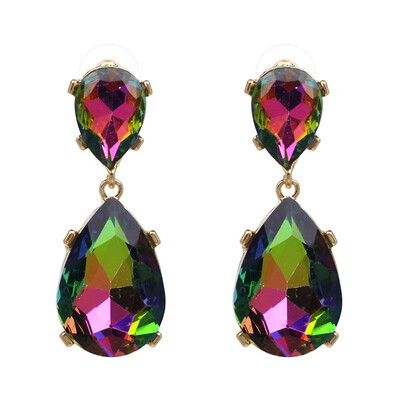 JURAN New Exquisite Full Crystal Drop Dangle Earrings Shiny Water Drop Brincos Rhinestone Fashion Maxi Statement Party Jewelry
JURAN New Exquisite Full Crystal Drop Dangle Earrings Shiny Water Drop Brincos Rhinestone Fashion Maxi Statement Party Jewelry