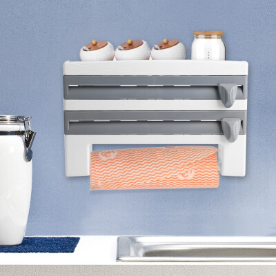 Kitchen Cling Film Cut Sauce Bottle Storage Rack Paper Towel Holder Mount Kitchen Tool
Kitchen Cling Film Cut Sauce Bottle Storage Rack Paper Towel Holder Mount Kitchen Tool
