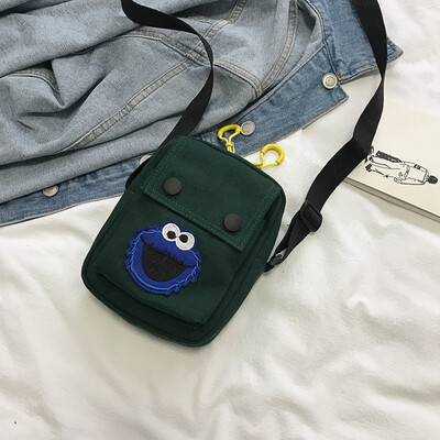 2019 new cute cartoon simple wild shoulder Messenger bag female casual fashion ugly cute Sesame Street canvas bag
2019 new cute cartoon simple wild shoulder Messenger bag female casual fashion ugly cute Sesame Street canvas bag