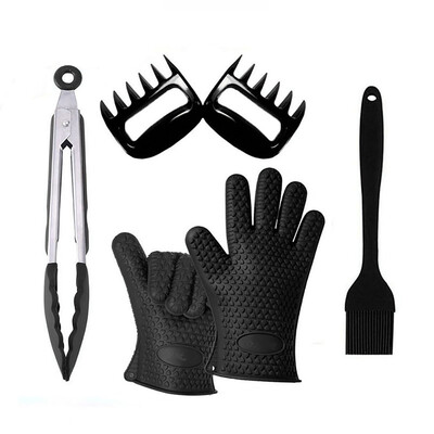 Outdoor camping Tools Set Basting Brush Insulated Gloves Tongs Barbecue Claw Silicone Grilling Utensils Accessories
Outdoor camping Tools Set Basting Brush Insulated Gloves Tongs Barbecue Claw Silicone Grilling Utensils Accessories