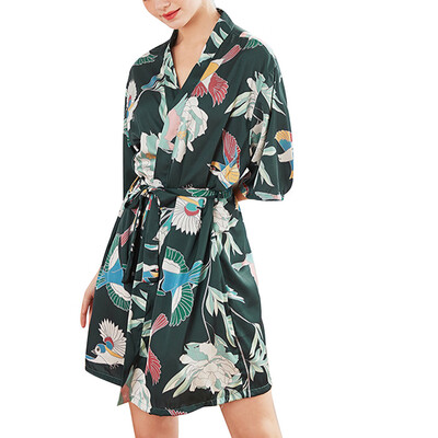 Toponeto Women Simulation Silk Ladies Pajamas Lingerie Robe Bathrobe Bride Dressing Gown
Toponeto Women Simulation Silk Ladies Pajamas Lingerie Robe Bathrobe Bride Dressing Gown
