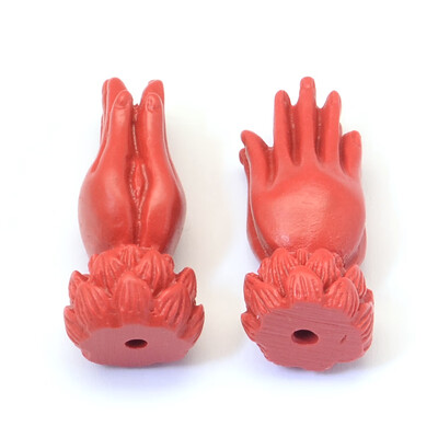 Palm Cinnabar Beads FireBrick 29x13x13mm Hole 23mm 
Palm Cinnabar Beads FireBrick 29x13x13mm Hole 23mm