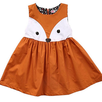 2017 New Wave Fashion Casual Baby Girls Toddler Kids Fox Dress Sleeveless Formal Party Wedding Dresses 1-5Y
2017 New Wave Fashion Casual Baby Girls Toddler Kids Fox Dress Sleeveless Formal Party Wedding Dresses 1-5Y