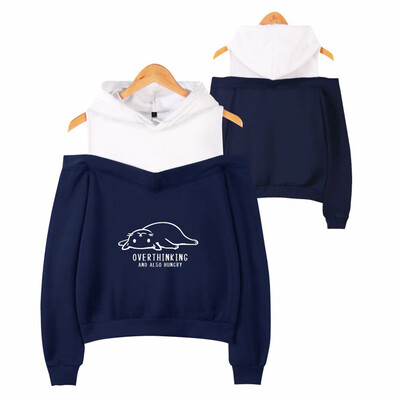 Tailored Women Off Shoulder Lazy Cat Print Loose Hooded Sweatshirt Fake Two-Piece Blouse
Tailored Women Off Shoulder Lazy Cat Print Loose Hooded Sweatshirt Fake Two-Piece Blouse
