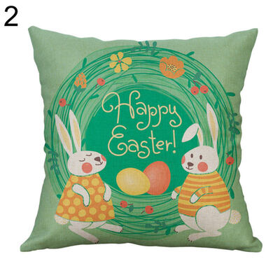 Happy Easter Egg Rabbit Flower Pillow Case Cushion Cover Sofa Bed Car Cafe Decor
Happy Easter Egg Rabbit Flower Pillow Case Cushion Cover Sofa Bed Car Cafe Decor