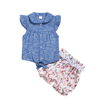Summer Baby Girls Shorts Set Casual Sleeveless Vest T-shirt TopsFloral Short Pants Shorts Suits Costume Set
Summer Baby Girls Shorts Set Casual Sleeveless Vest T-shirt TopsFloral Short Pants Shorts Suits Costume Set