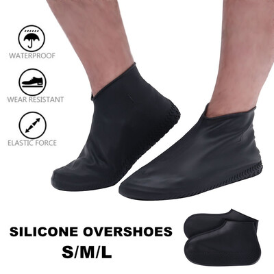 1 Pair Non-slip Waterproof Shoe Covers Reusable Silicone Overshoes Resistant Rain Boots
1 Pair Non-slip Waterproof Shoe Covers Reusable Silicone Overshoes Resistant Rain Boots