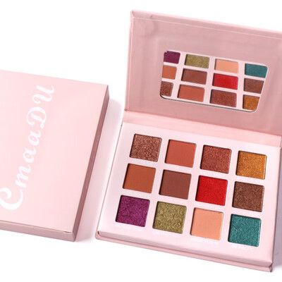 12 Colors Matte Glitter Eyeshadow Palette Makeup Pigment Smoky Eyeshadow Palette Lasting Waterproof Eye Shadow
12 Colors Matte Glitter Eyeshadow Palette Makeup Pigment Smoky Eyeshadow Palette Lasting Waterproof Eye Shadow