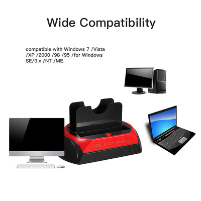 HDD Docking Station Dual Hard Disk Drive Docking Station Base for 25 Inch 35 Inch IDESATA USB 20
HDD Docking Station Dual Hard Disk Drive Docking Station Base for 25 Inch 35 Inch IDESATA USB 20