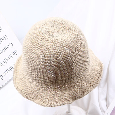 Korean folding sunscreen fisherman basin hat childrens hat spring&summer solid color curly edge shading knitted gift hat
Korean folding sunscreen fisherman basin hat childrens hat spring&summer solid color curly edge shading knitted gift hat